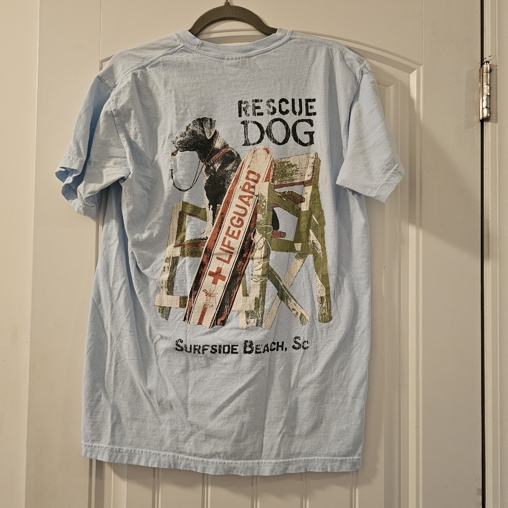 American Fido Lifeguard Labrador Retriever Surfside Beach Rescue Dog Tee